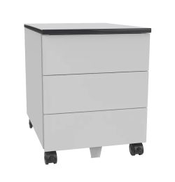 Kontenerek szafka przybiurkowa SZP 530 kółka 3 szuflady H 520 mm