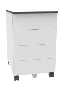 Kontenerek szafka przybiurkowa SZP 640 kółka 4 szuflady H 660mm