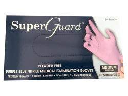 Rękawiczki nitrylowe SUPER GUARD 100 SZT. rozmiar - M