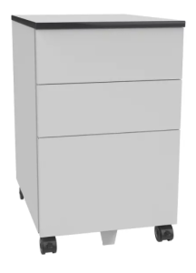 Kontenerek szafka przybiurkowa SZPP 630 front z płyty kółka 66cm